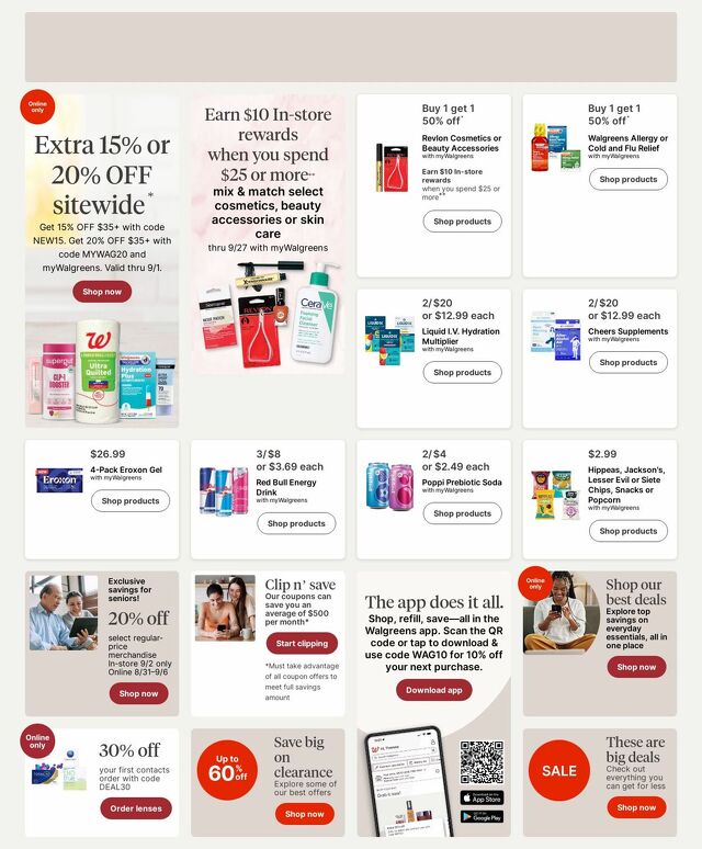 Catalogue Walgreens from 09/01/2025