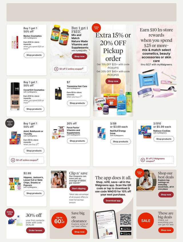 Catalogue Walgreens from 09/15/2025