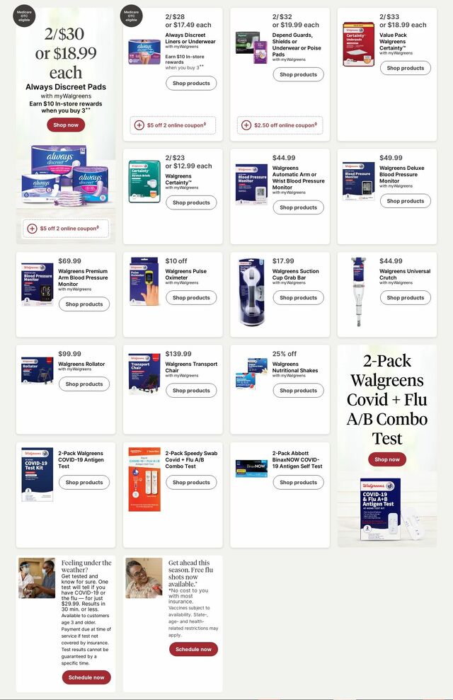 Catalogue Walgreens from 09/15/2025