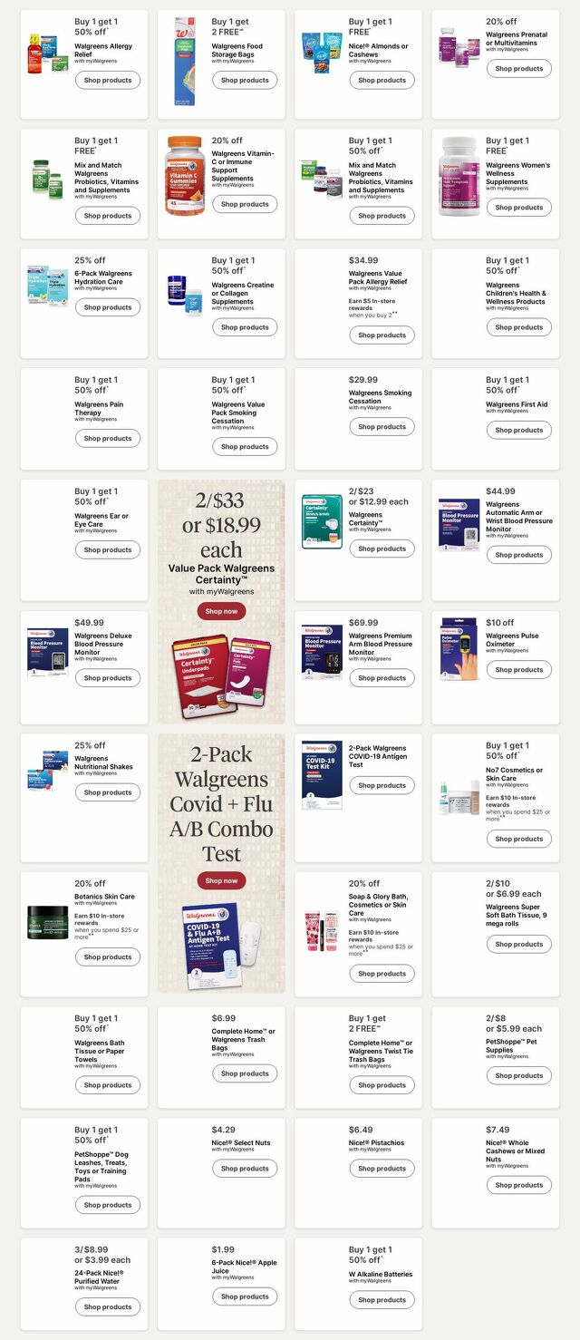 Catalogue Walgreens from 09/22/2025