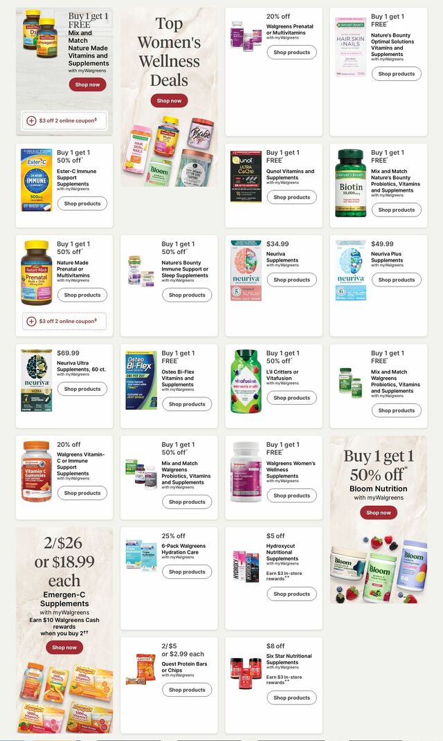 Catalogue Walgreens from 09/22/2025
