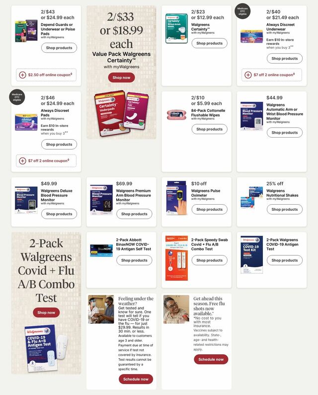 Catalogue Walgreens from 09/22/2025