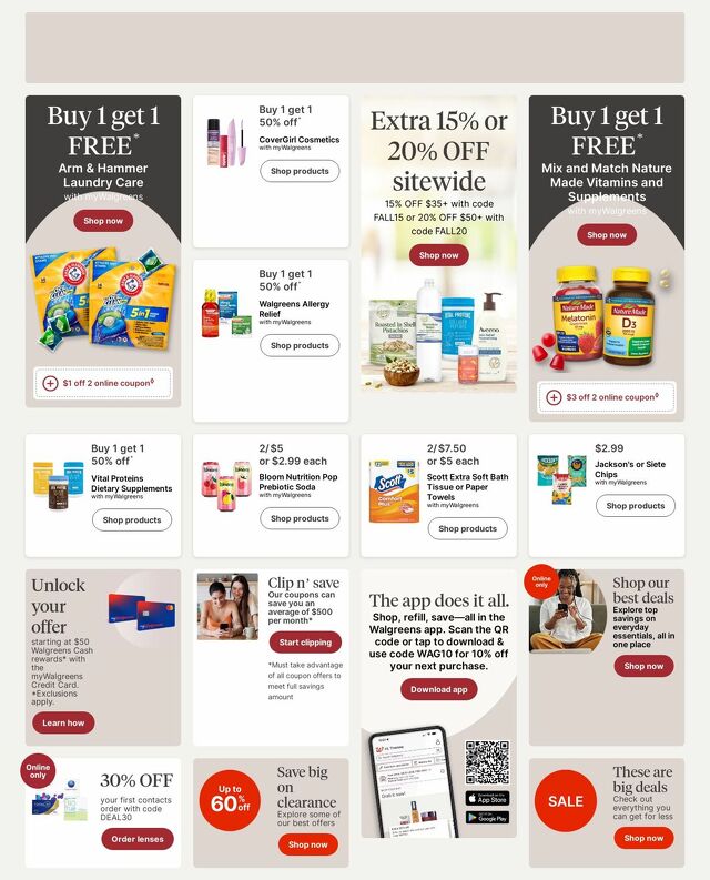 Catalogue Walgreens from 09/29/2025