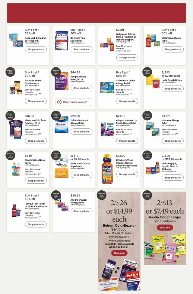 Catalogue Walgreens from 09/29/2025