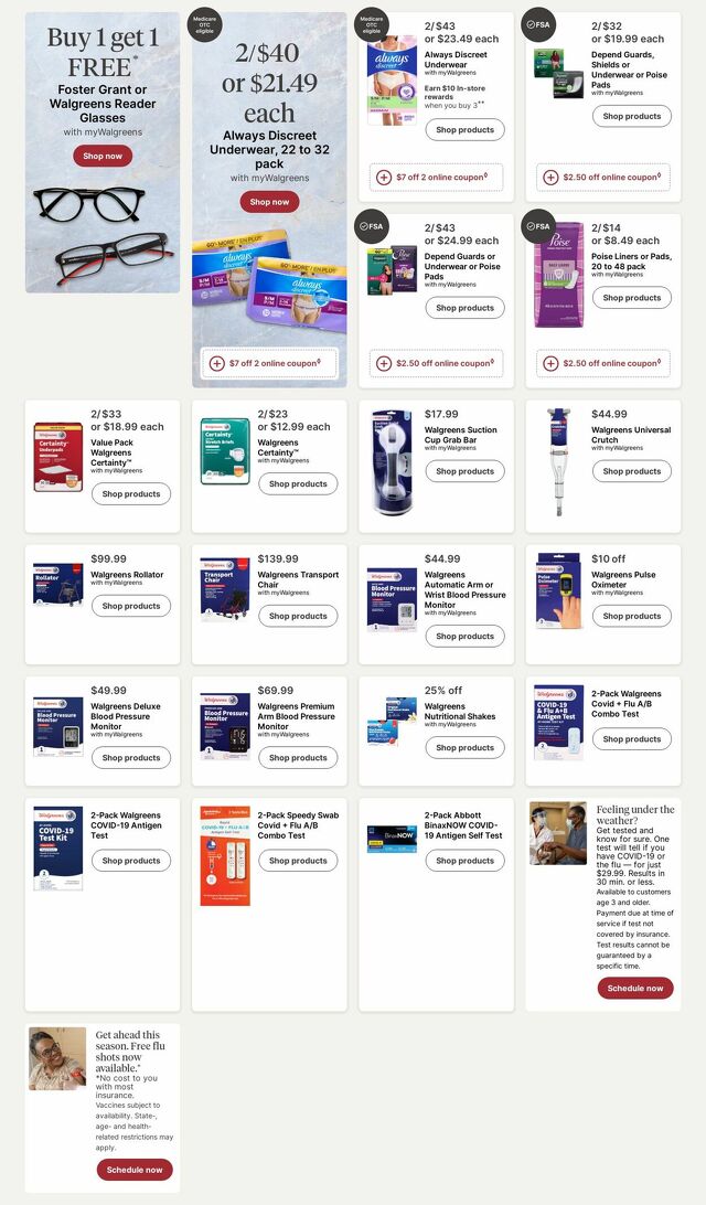 Catalogue Walgreens from 09/29/2025