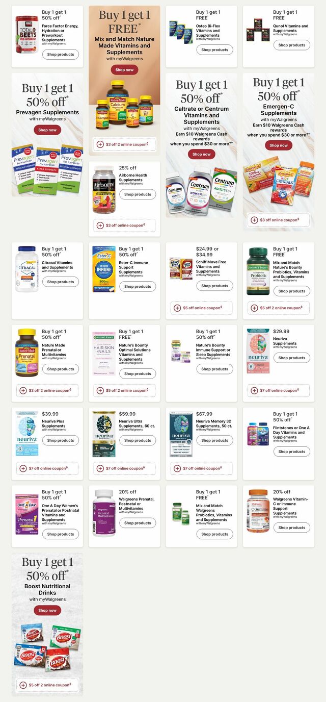 Catalogue Walgreens from 10/06/2025