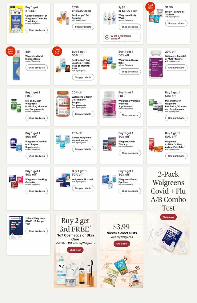 Catalogue Walgreens from 10/13/2025