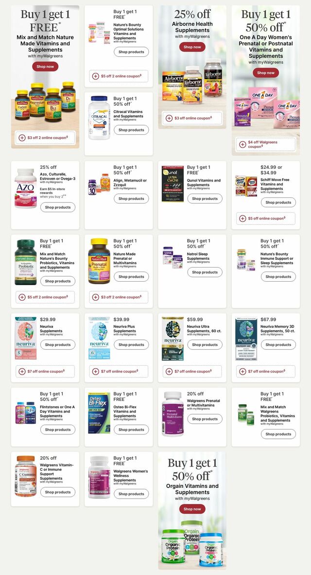Catalogue Walgreens from 10/13/2025