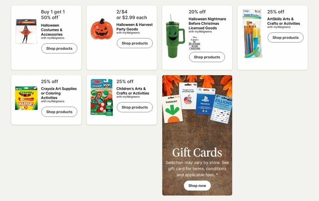 Catalogue Walgreens from 10/13/2025