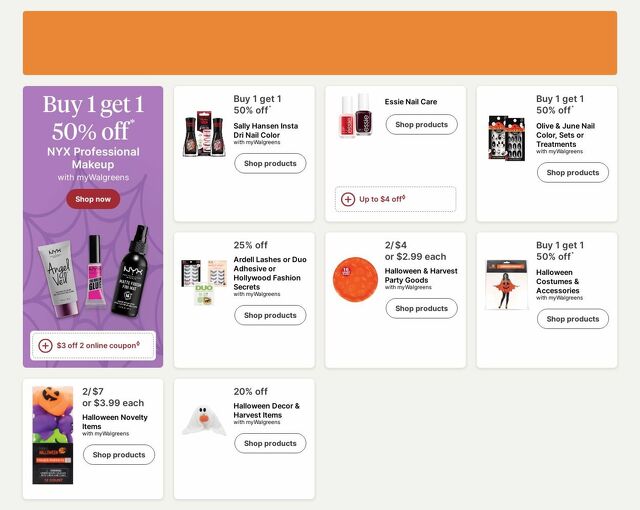 Catalogue Walgreens from 10/20/2025