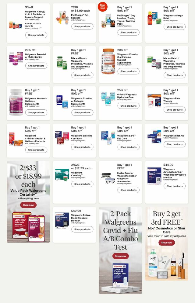 Catalogue Walgreens from 10/20/2025