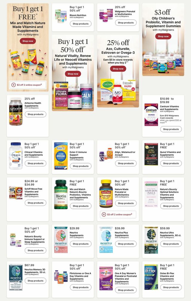 Catalogue Walgreens from 10/20/2025