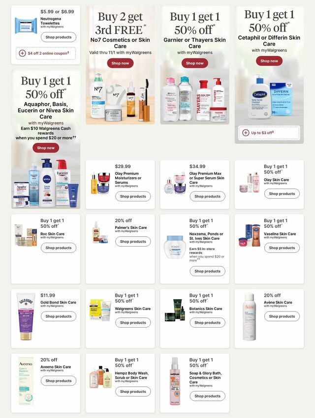 Catalogue Walgreens from 10/20/2025