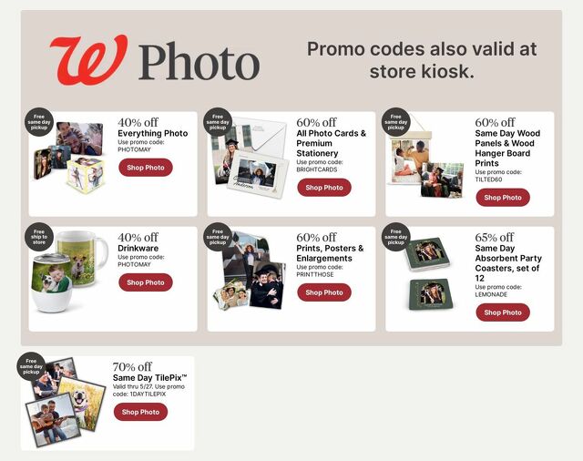 Catalogue Walgreens from 05/25/2026