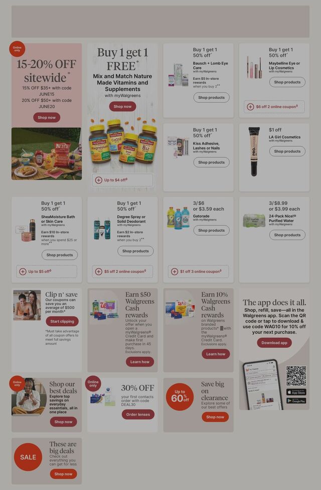Catalogue Walgreens from 06/08/2026