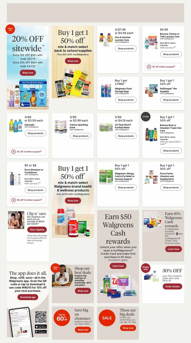 Catalogue Walgreens from 07/13/2026