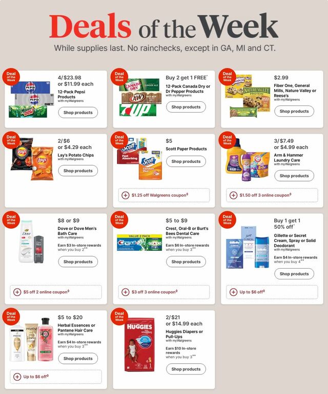 Catalogue Walgreens from 10/05/2026