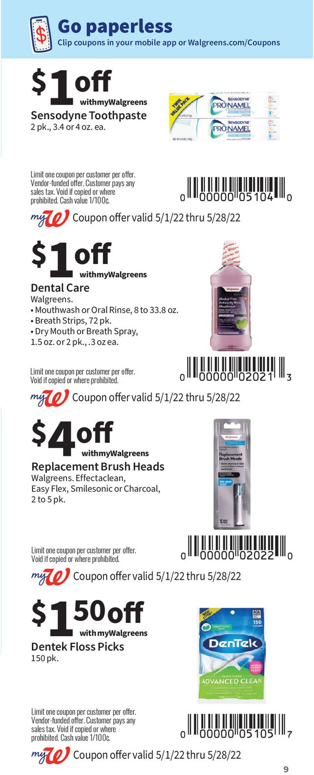 Catalogue Walgreens from 05/01/2022
