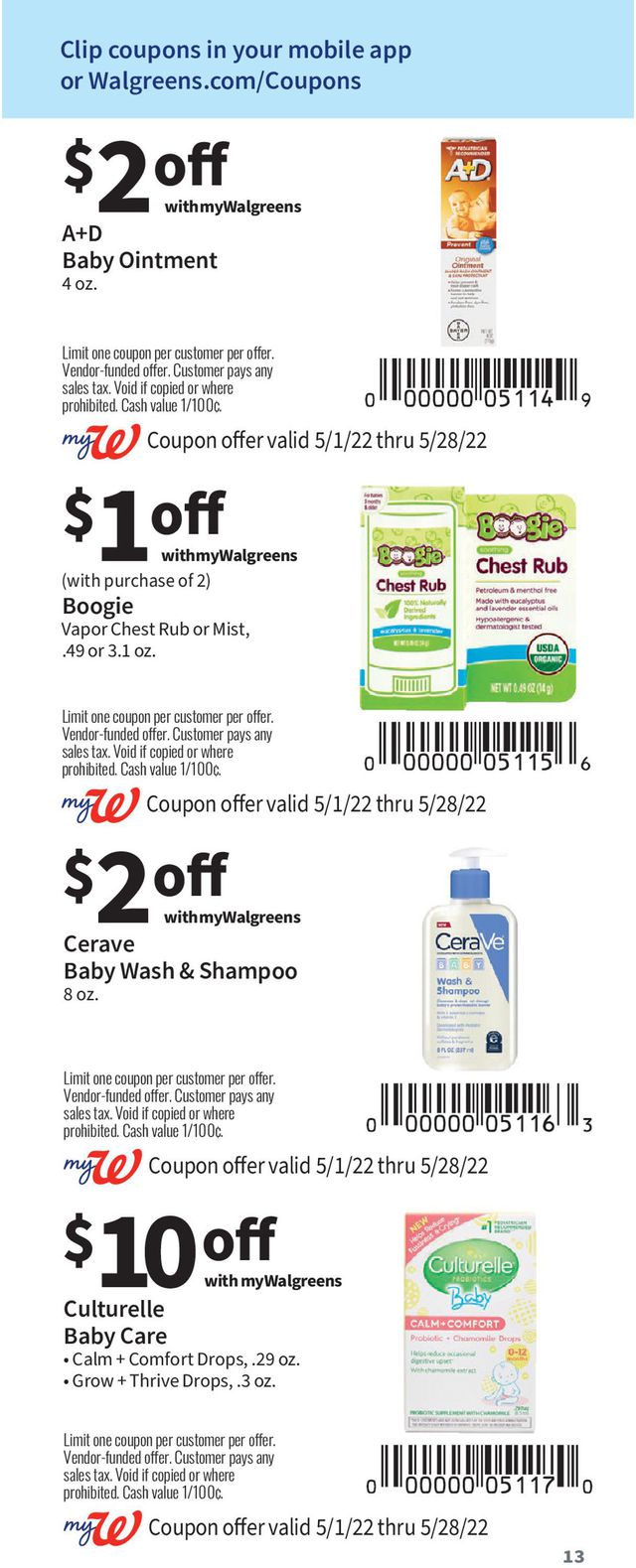 Catalogue Walgreens from 05/01/2022