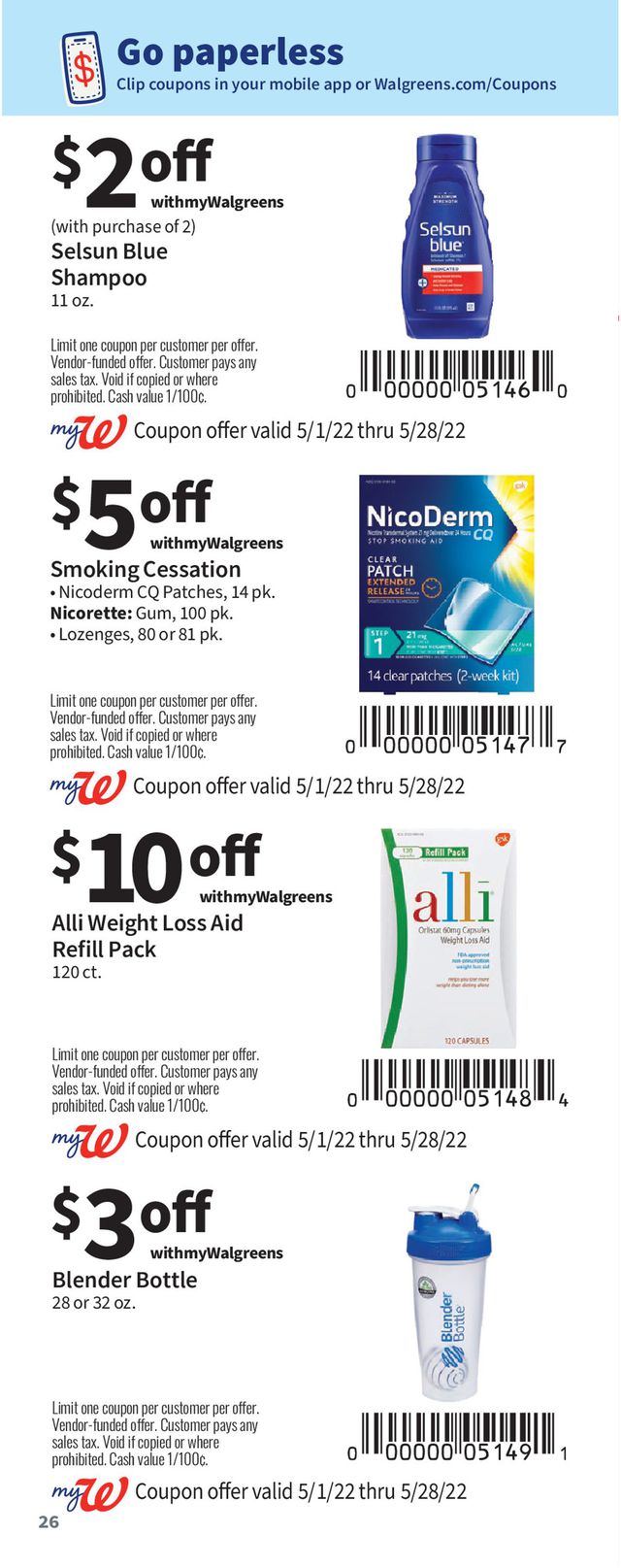 Catalogue Walgreens from 05/01/2022