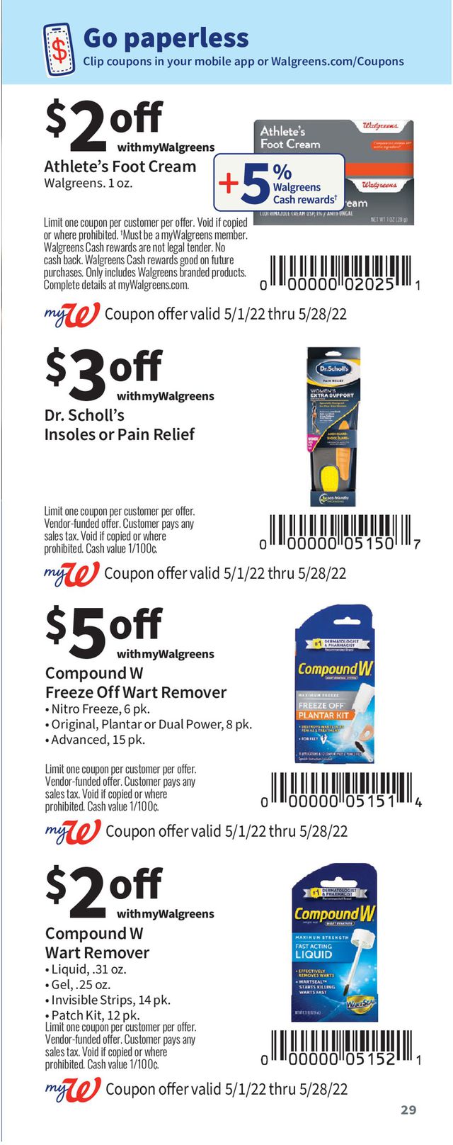 Catalogue Walgreens from 05/01/2022