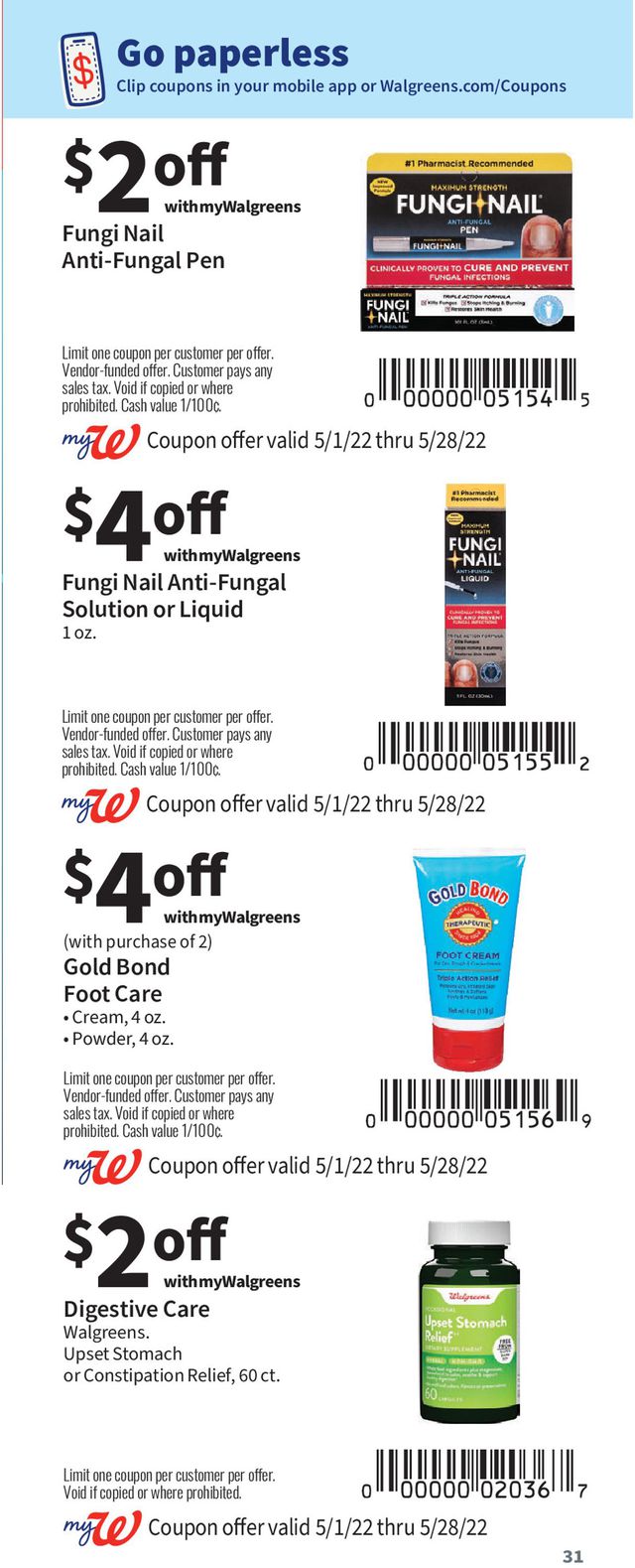 Catalogue Walgreens from 05/01/2022
