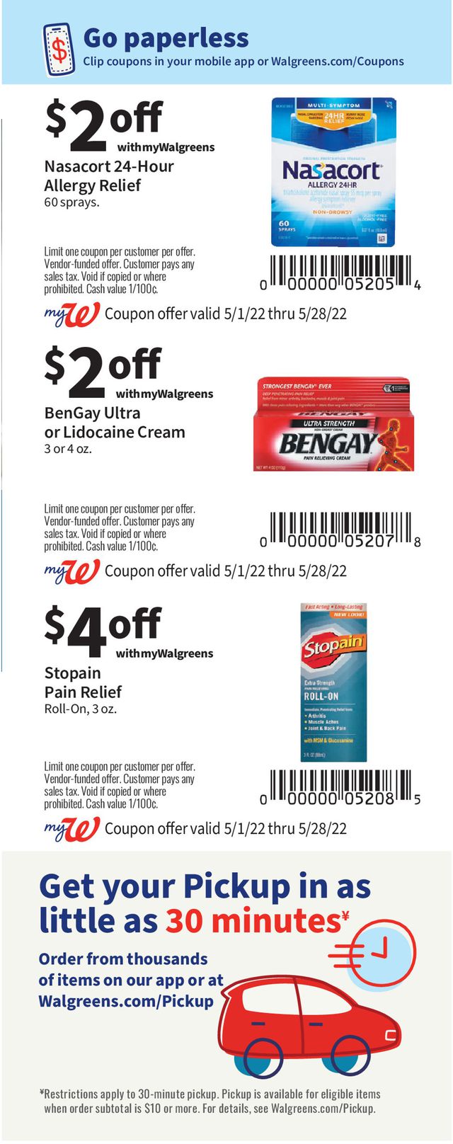 Catalogue Walgreens from 05/01/2022