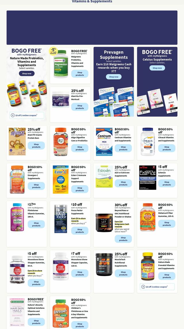 Catalogue Walgreens from 10/16/2023