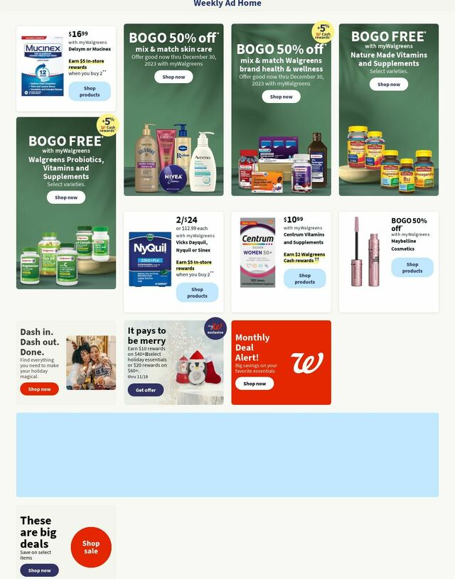 Catalogue Walgreens from 11/13/2023