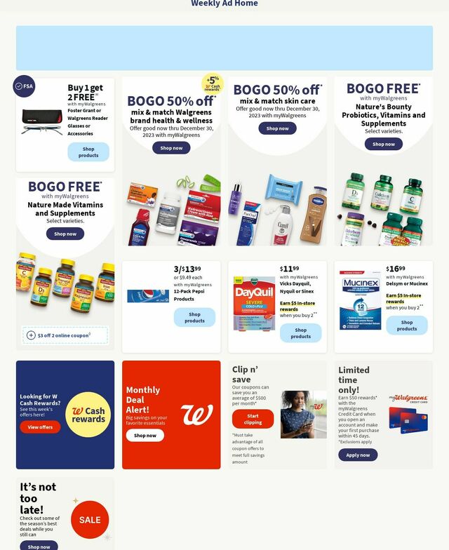 Catalogue Walgreens from 12/18/2023