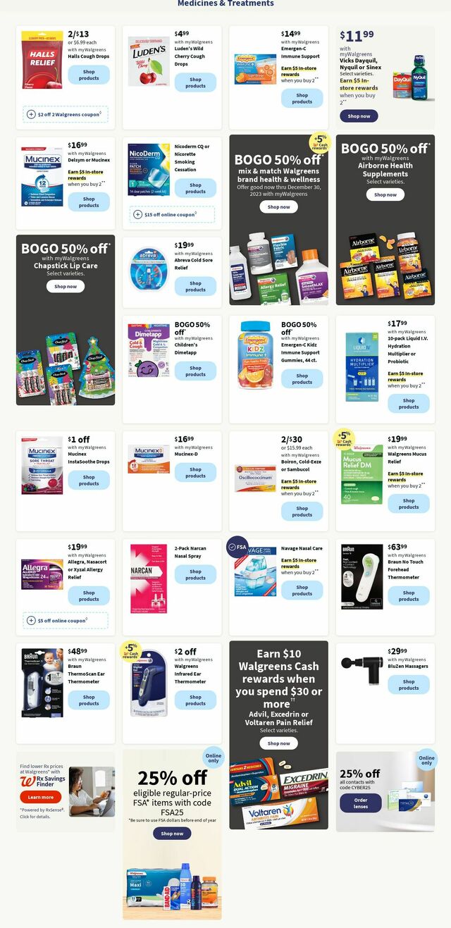 Catalogue Walgreens from 12/25/2023
