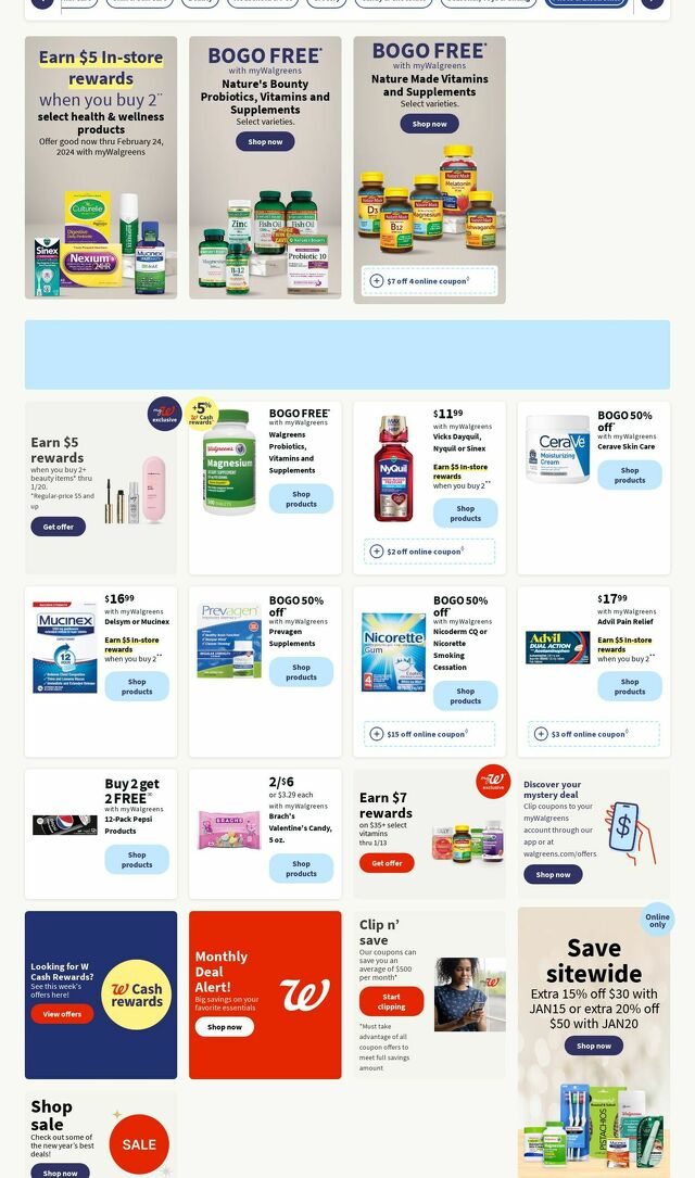 Catalogue Walgreens from 01/08/2024