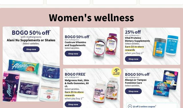 Catalogue Walgreens from 01/29/2024