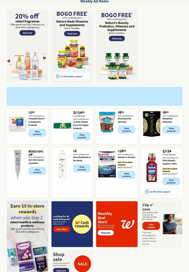 Catalogue Walgreens from 01/29/2024