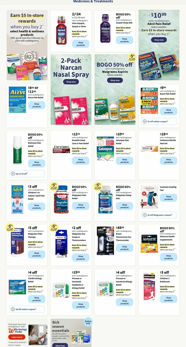 Catalogue Walgreens from 02/19/2024
