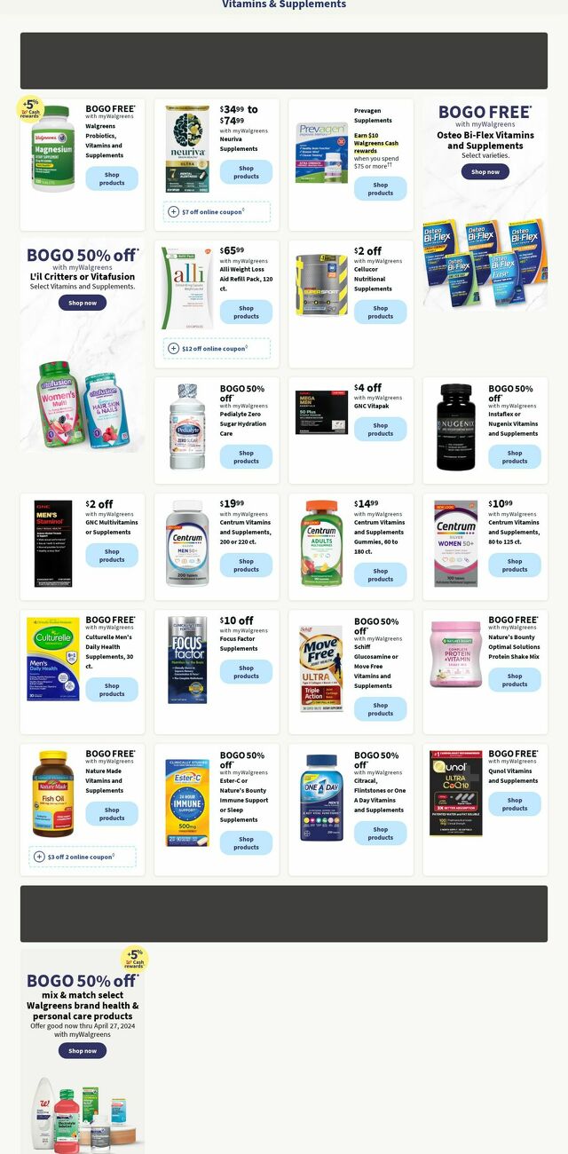 Catalogue Walgreens from 03/04/2024