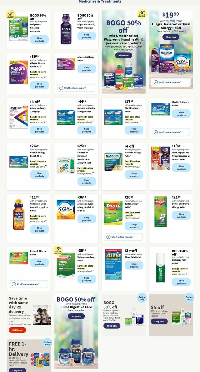 Catalogue Walgreens from 04/01/2024