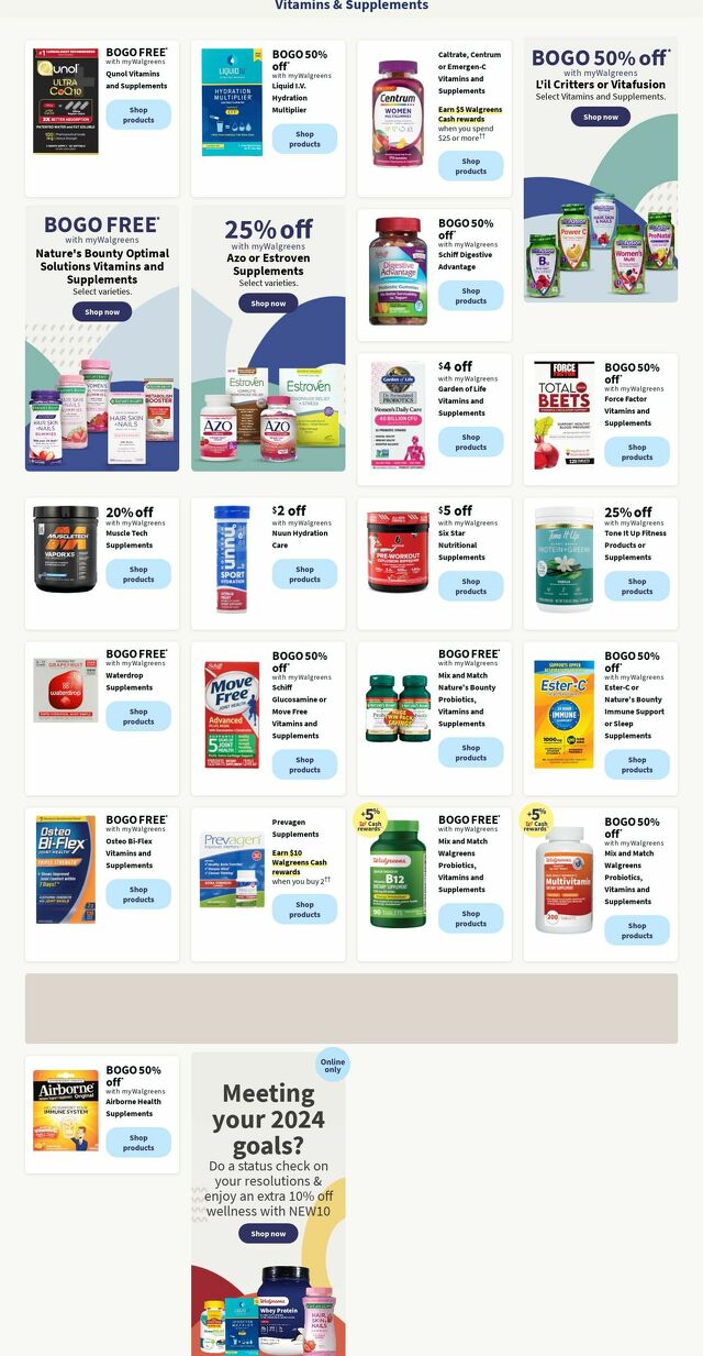 Catalogue Walgreens from 05/20/2024