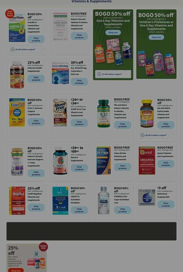 Catalogue Walgreens from 07/22/2024