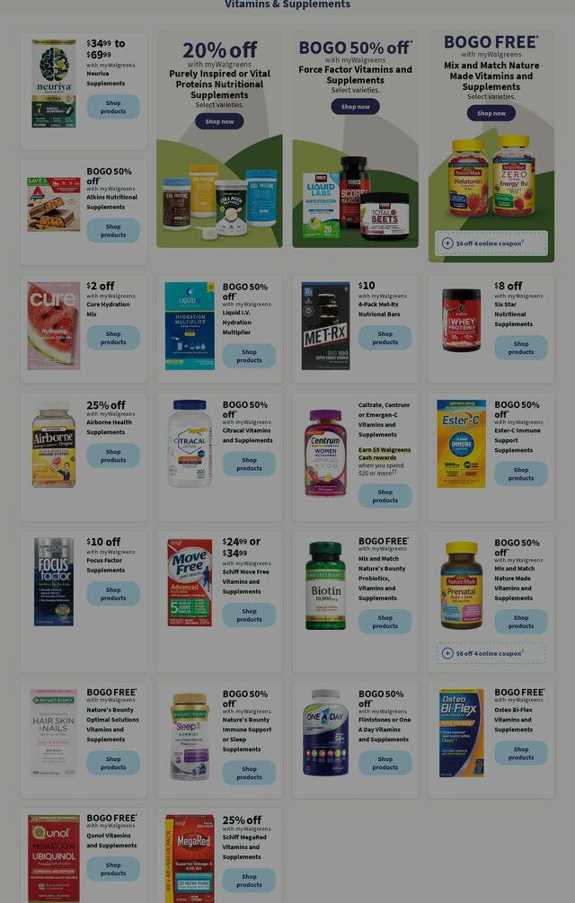 Catalogue Walgreens from 07/29/2024