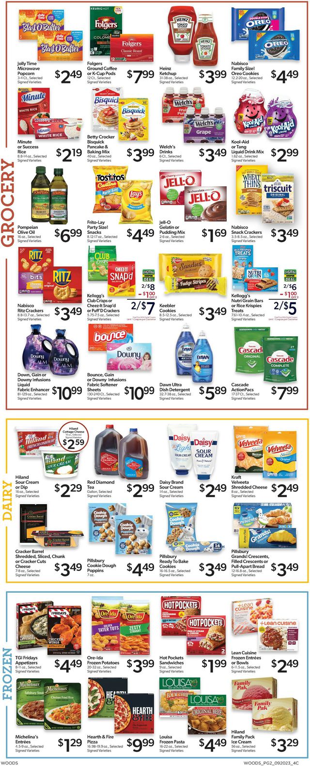 Catalogue Woods Supermarket from 09/20/2023